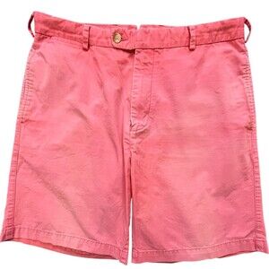Peter Millar Shorts Mens 34 Pink Chino Cotton Spandex Stretch 9 Inseam